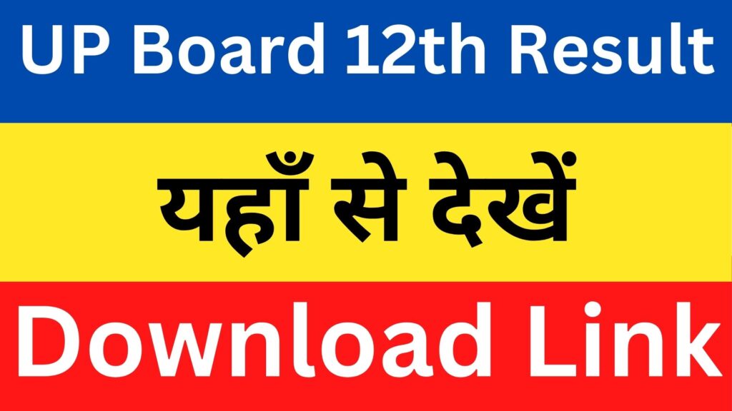 UP Board 12th Result 
